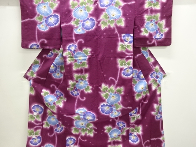 JAPANESE KIMONO / YUKATA / COTTON / MORNING GLORY